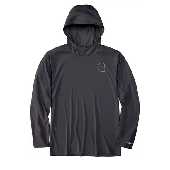 Yoga Clothing For You Men's Lightweight Long Sleeve Hoodie - 2XL Black, 100% Cotton